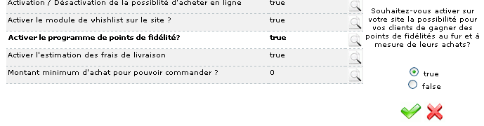 Activer les points de fid&eacute;lit&eacute;