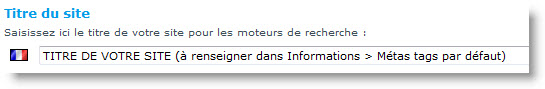 Balise titre